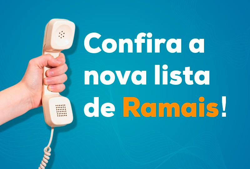 Nova lista de ramais